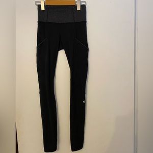 Lululemon black leggings size 2